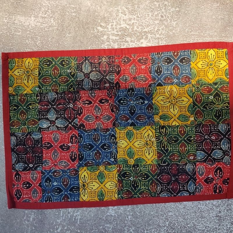 Multi Color Cotton Patchwork Table Mat