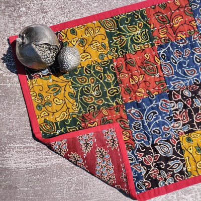 Multi Cotton Patchwork Table Runner