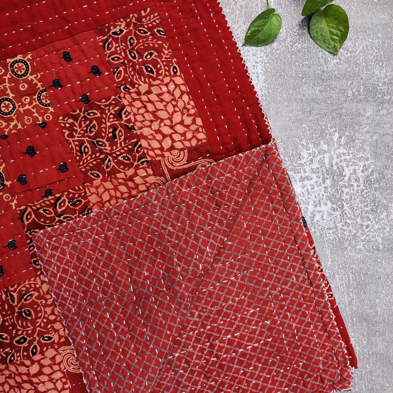 Laal Patchwork Meditation Mat