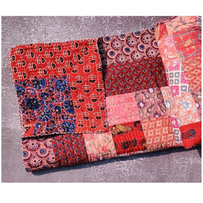 Patchwork Single Reversible  Quilt