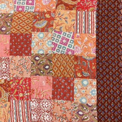 Patchwork Single Reversible  Quilt