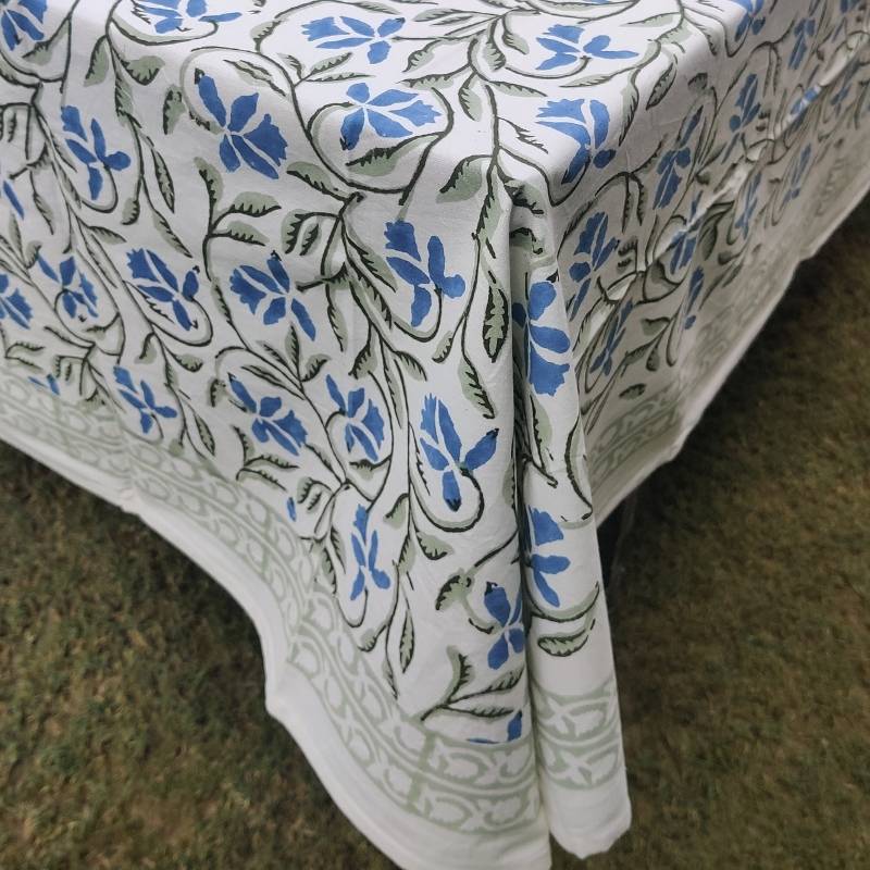 The Bageecha Hand Block Table Cover