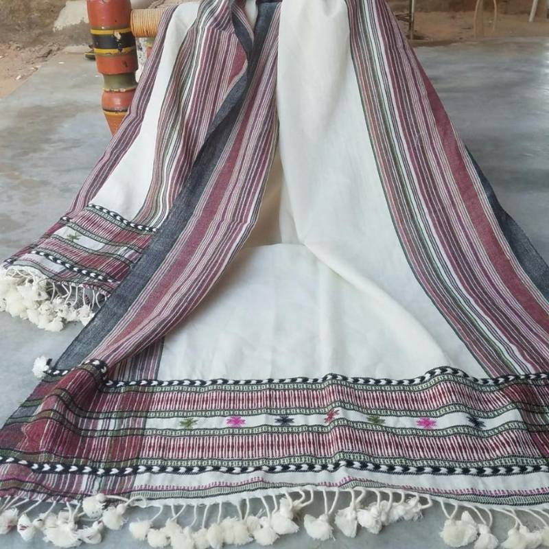 The Classic Miri Wool Kutch Stole