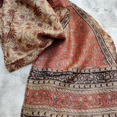 The Girja Bagru Tussar Stole