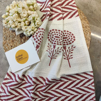 The Gulnar Handblock Towel Set