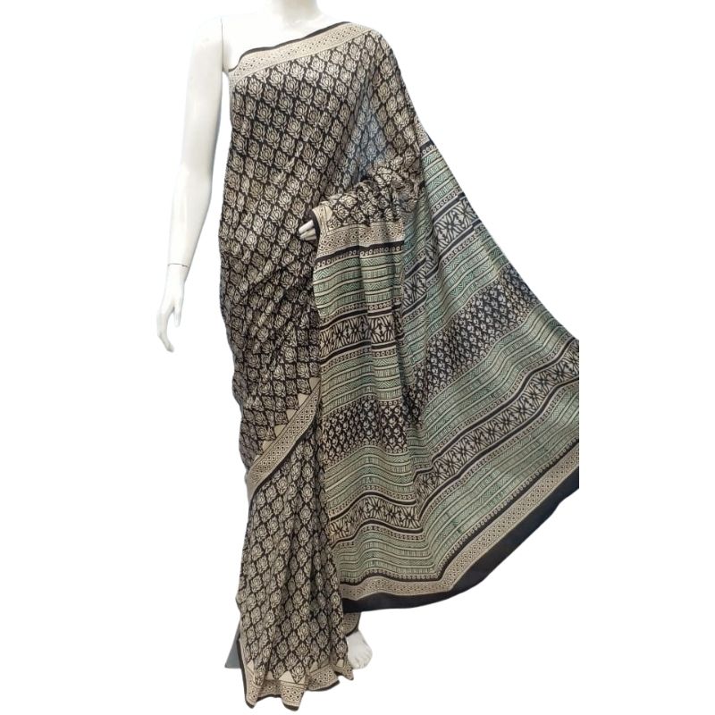 The Idaka Bagru Saree