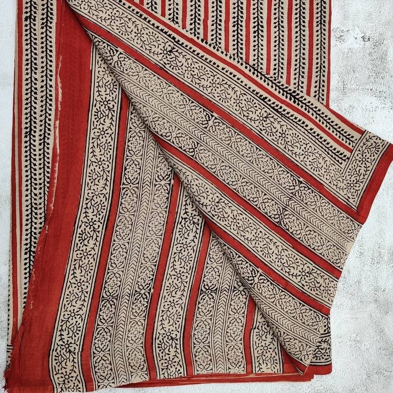 The Ishani Bagru Saree