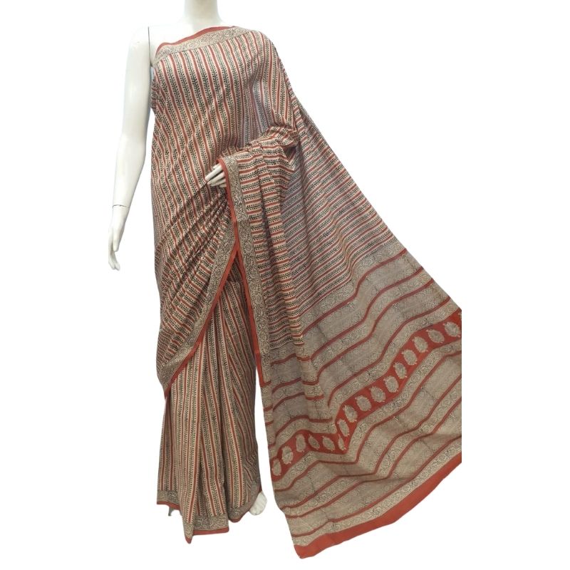 The Ishani Bagru Saree