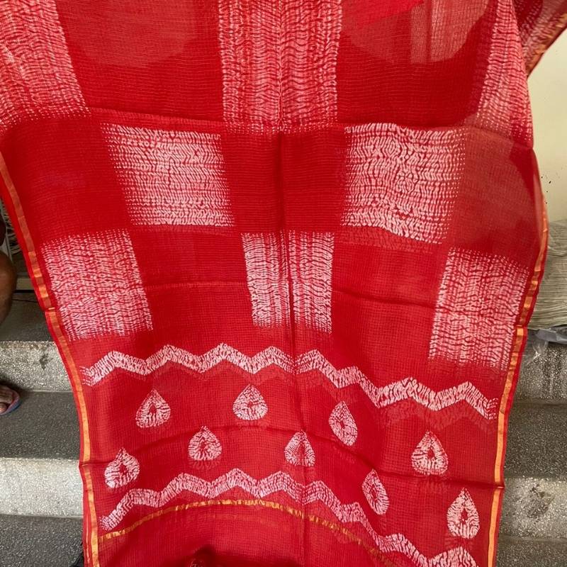 The Kaina Shibori Dupatta