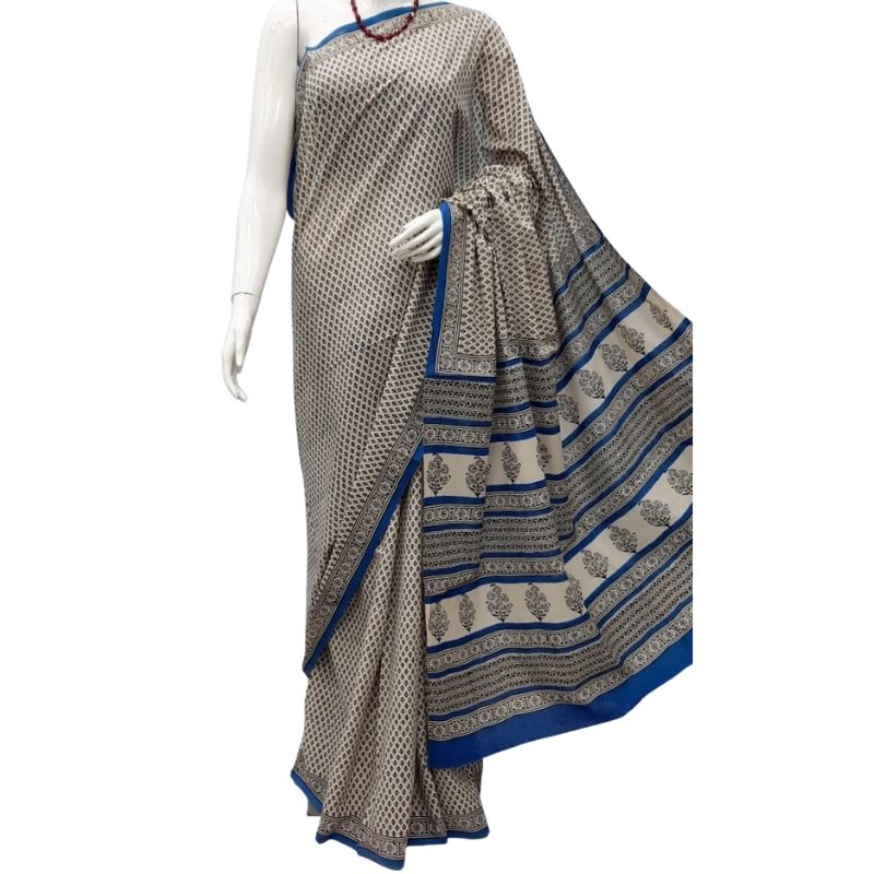 The Kalki Bagru Saree