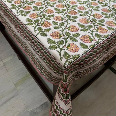 The Phalo Hand Block Table Cover