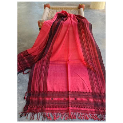 The Red Miri Kutch Stole