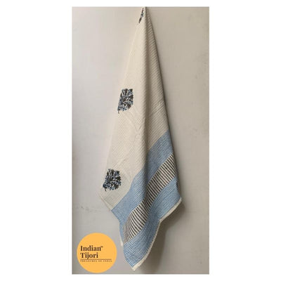 The Rasika Handblock Bath Towel